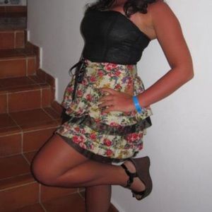 Strapless summer dress worn once